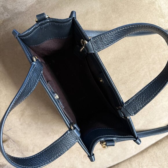 Coach Black Leather Crossbody Bag (does not include leopard strap) - Picture 4 of 8